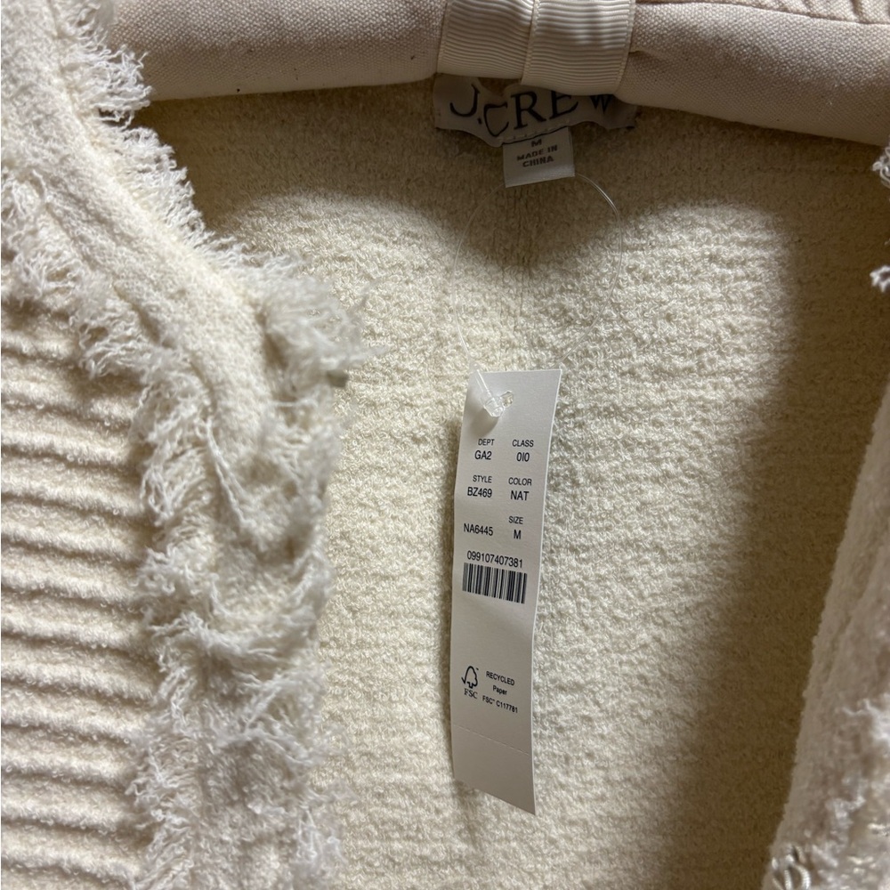 J Crew stretch tweed crop vest - Picture 3 of 3